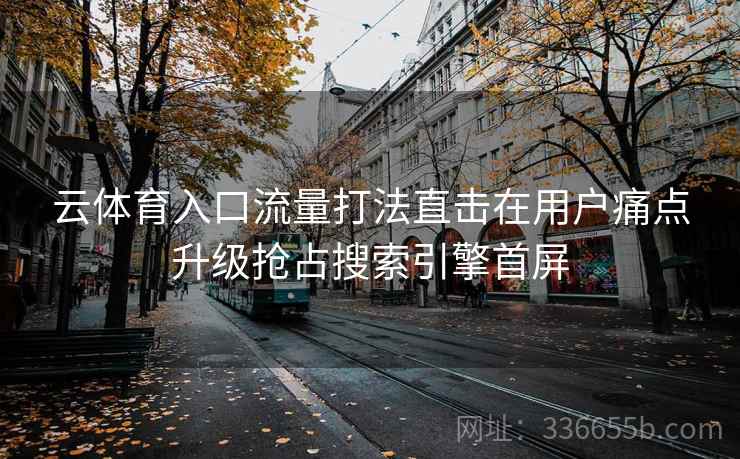 云体育入口流量打法直击在用户痛点升级抢占搜索引擎首屏 云体育入口流量打法直击在用户痛点升级抢占搜索引擎首屏