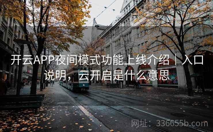 开云APP夜间模式功能上线介绍｜入口说明，云开启是什么意思