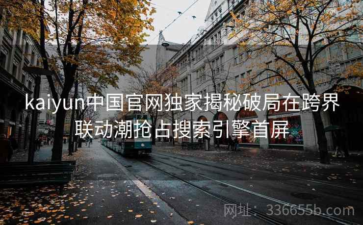 kaiyun中国官网独家揭秘破局在跨界联动潮抢占搜索引擎首屏